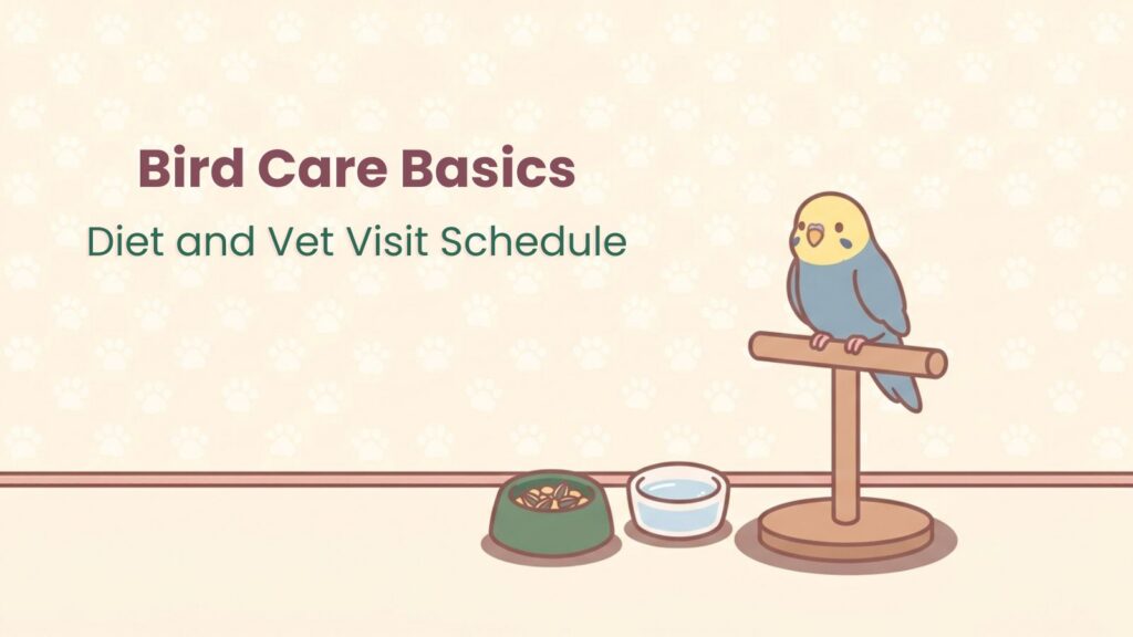 Bird Care Basics: Diet and Vet Visit Schedule