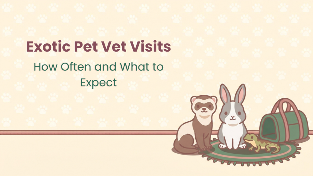 Exotic Pet Vet Visits: How Often and What to Expect