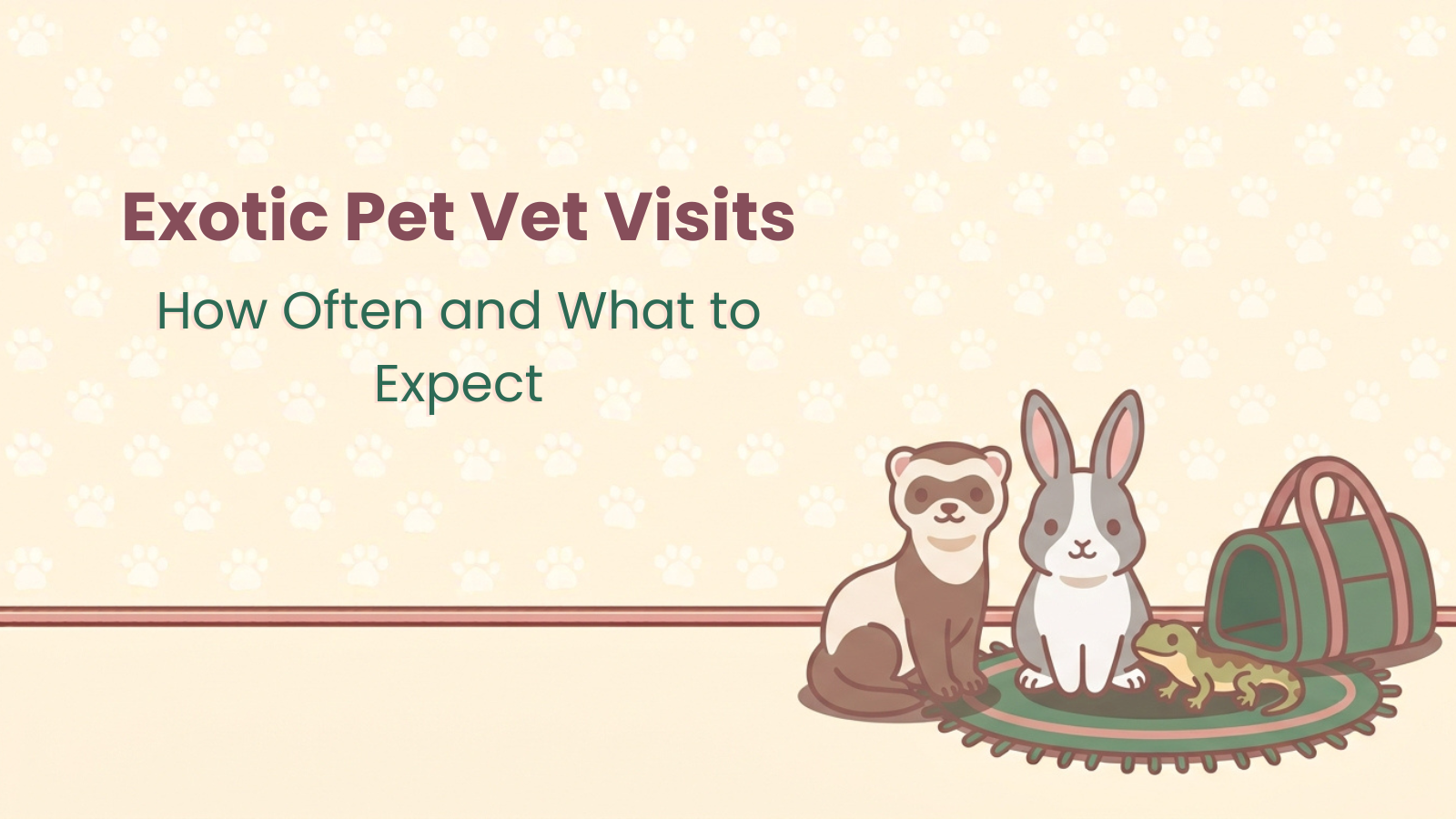 Exotic Pet Vet Visits: How Often and What to Expect