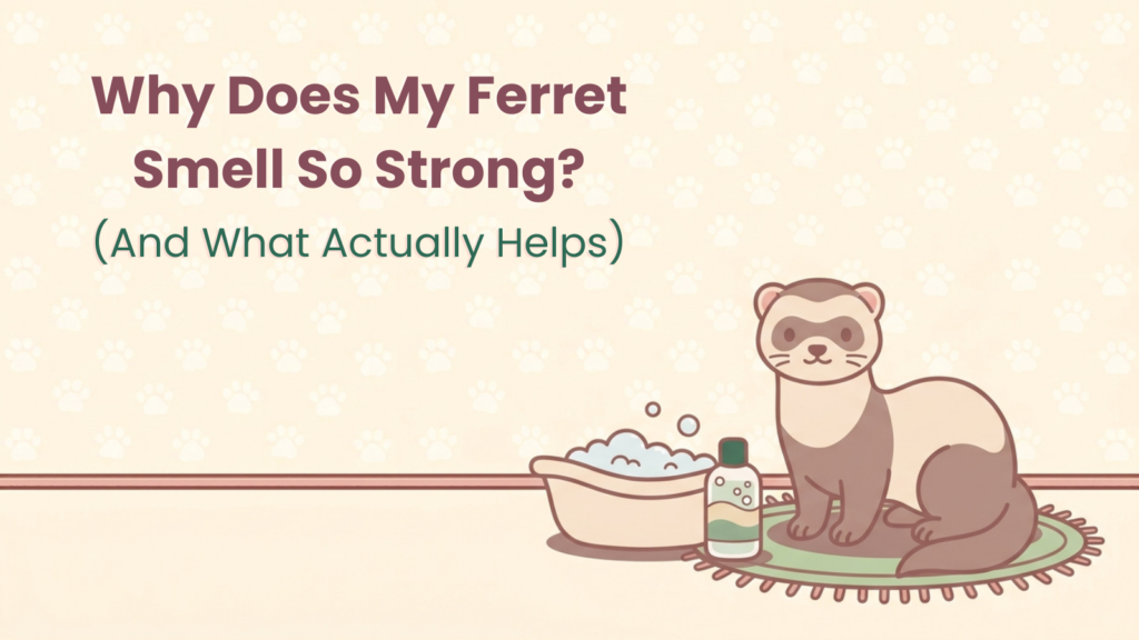 Why Does My Ferret Smell So Strong? (And What Actually Helps)